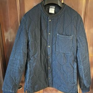 H&M Blue Lightweight Shirt Jacket
